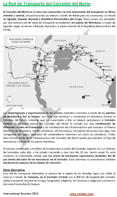 Curs Màster: Corredor de transport africà del nord