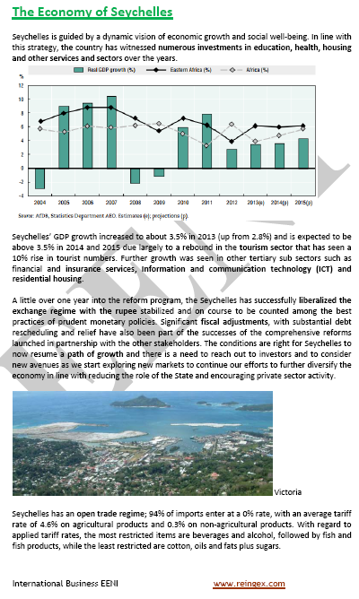 Formación Online: Comercio internacional y negocios en las Seychelles