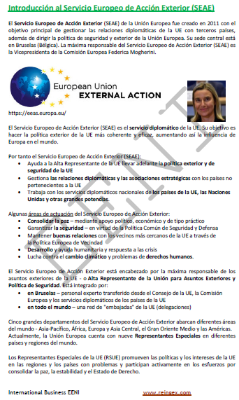 Servicio Europeo de Acción Exterior (SEAE)