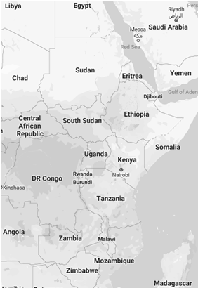 Comercio Exterior y Negocios en África Oriental (Burundi, las Comoras, Yibuti, Egipto, Eritrea, Etiopía, Kenia, Madagascar, Malaui, Mauricio, Mozambique, Ruanda, las Seychelles, Somalia, Sudán, Sudán del Sur, Tanzania y Uganda)