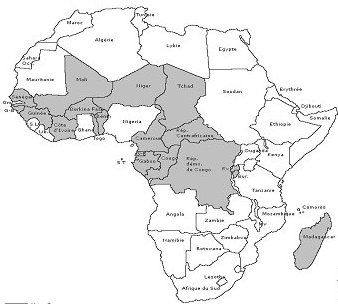països membres del Consell Africà i Malgaix per l'Educació Superior (CAMES)