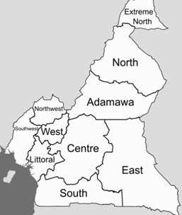 Negócios, Comércio Exterior, Regiões dos Camarões (Fonte NU)