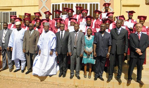 Students of the Master in International Trade (Burkina Faso)