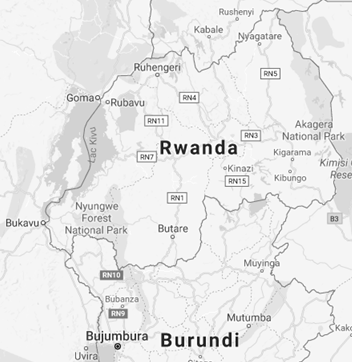 Negocios en Ruanda, Kigali, café, té, país africano más densamente poblado. Comercio exterior ruandés