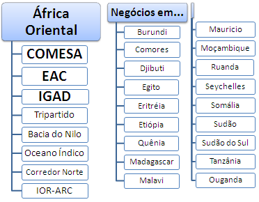 Curso Mestrado: Comércio Exterior e Negócios na África Oriental (Burúndi, as Comores, Jibuti, Egito, Eritreia, Etiópia, Quénia, Madagáscar, Malaui, Maurícia, Moçambique, Ruanda, as Seicheles, Somália, Sudão, Sudão do Sul, Tanzânia, Uganda)