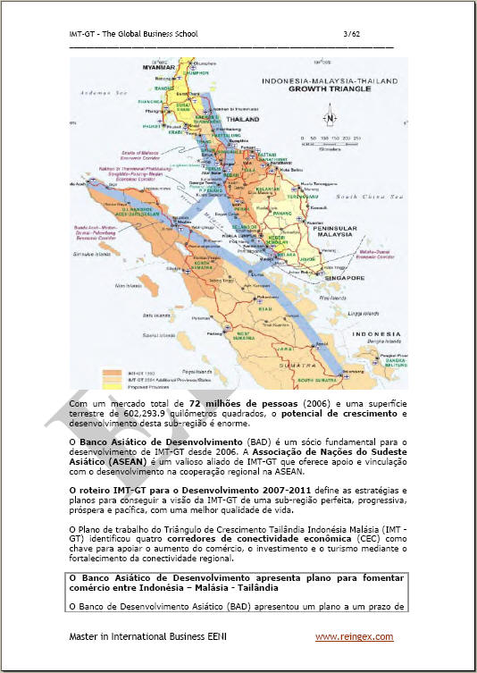 Triângulo de Crescimento Tailândia-Indonésia-Malásia (ASEAN)